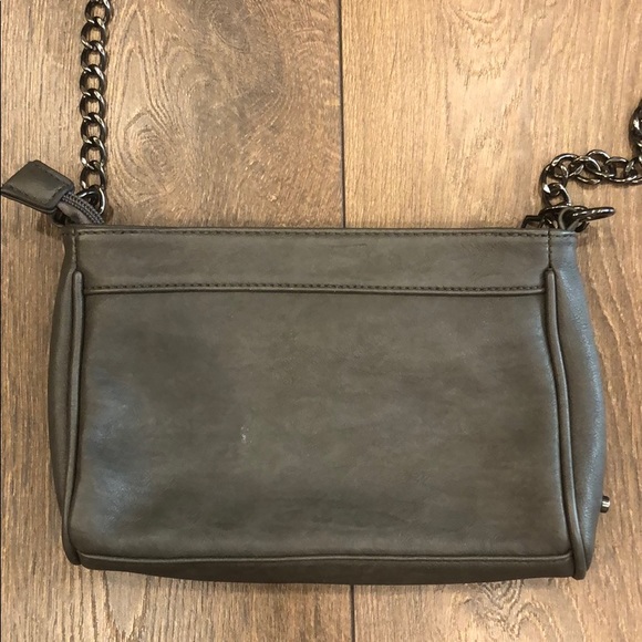 Material Girl Studded Gray Crossbody Purse - Picture 3 of 9